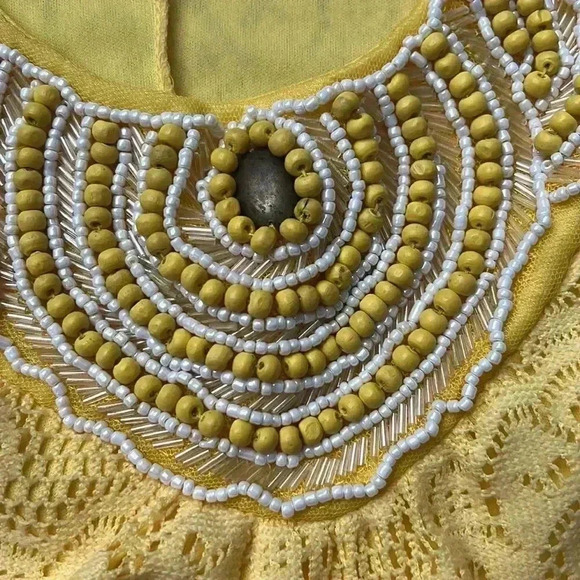 🌸3/$30🌸cato | Vintage style yellow lace dress - Picture 6 of 8